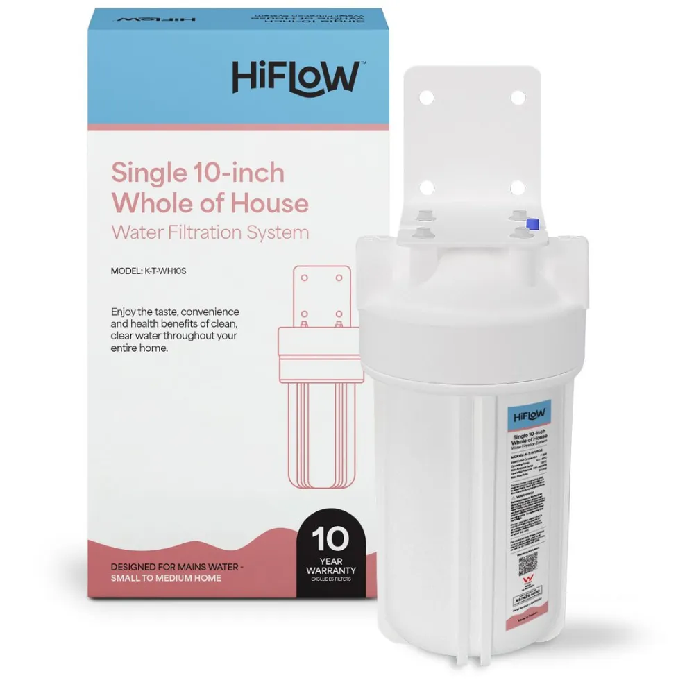 Single 10-inch Whole of House <br>Water Filtration System</br>