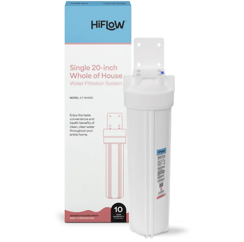 Single  20-inch Whole of House <br>Water Filtration System</br>