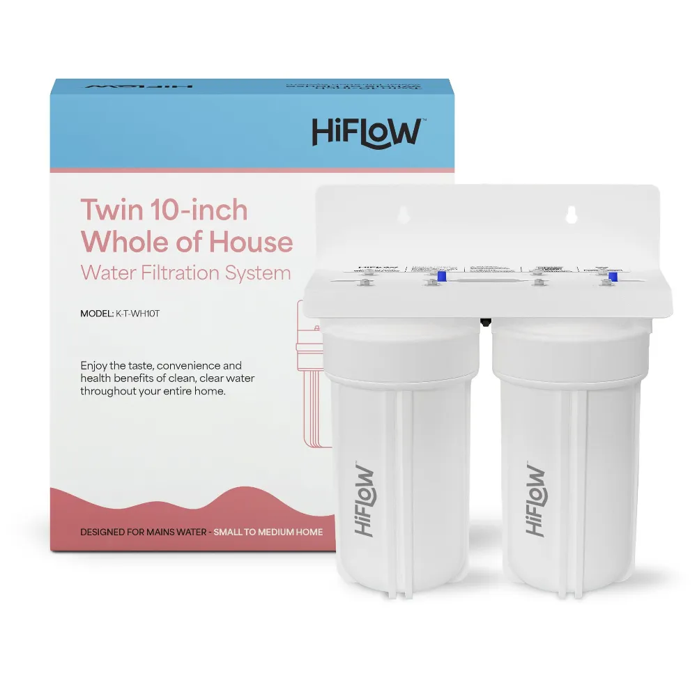 Twin 10-inch Whole of House <br>Water Filtration System</br>